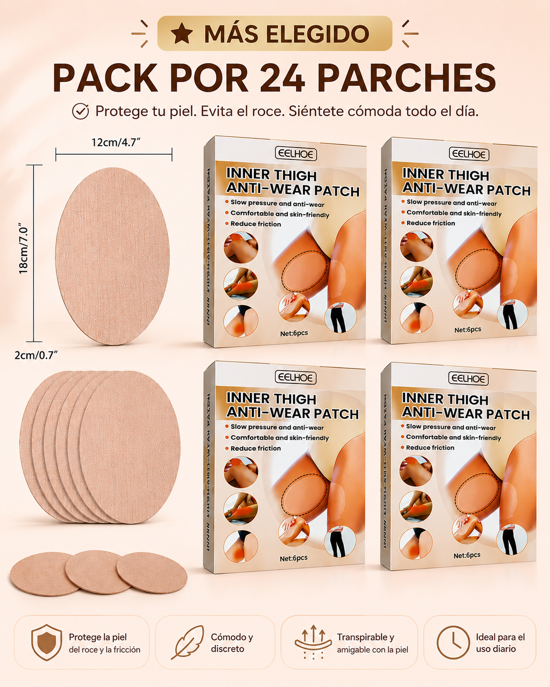 GlideFix combo 4 cajas 24 parches