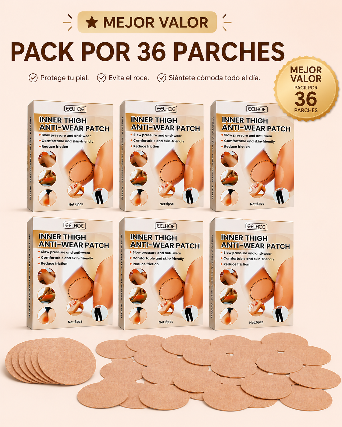 GlideFix combo 6 cajas 36 parches